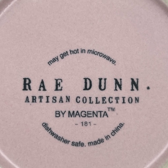 ❌SOLD❌ Rae Dunn Coffee Mug DID SOME BUNNY SAY CHOCOLATE Coaster Lid Easter Pink - Picture 7 of 17